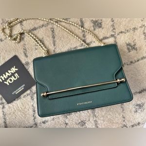 NIB Strathberry East/West Bag in Bottle Green